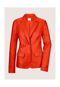MADELEINE - Leinenblazer - blutorange