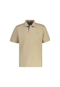 GANT - Herren Poloshirt - REGULAR CONTRAST PIQUE RUGGER, Knopfleiste, Cotton Stretch - Anthrazit