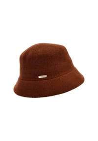 SEEBERGER - Wollhut, verstellbares Futterband, für Damen - 26 BERRY RED