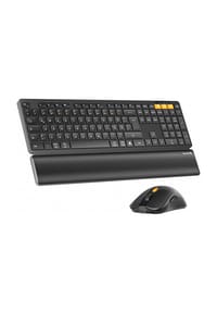 MANIKE - Kabellos Bluetooth Tastatur Maus Set - Schwarz