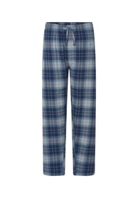 El Búho NOCTURNO® - Lange Herren-Pyjamahose aus Flanell - marineblau