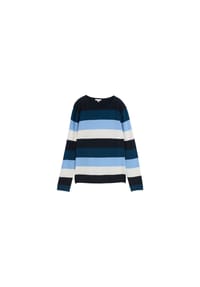TOM TAILOR - Pullover, Rundhals, für Damen - 38578 TEAL KNIT