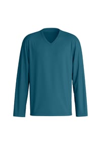 CALIDA - T-Shirt, Langarm, für Herren - 559 DEEP PETROL
