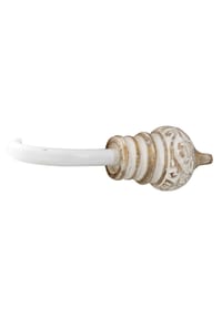 LOBERON - Vorhanghalter 2er Set Talon braun/weiß - 