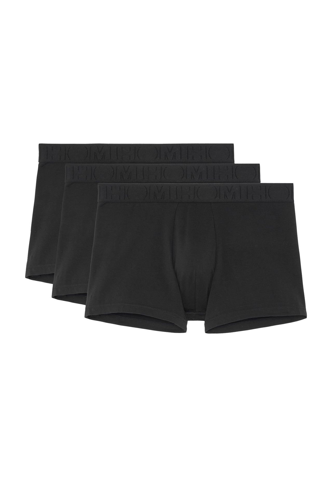HOM, Herren, Unterhosen, Boxershort Casual Bequem sitzend Tonal Pack #2 3P - 17930, Schwarz, (3er Pack, XL) - Bild 8