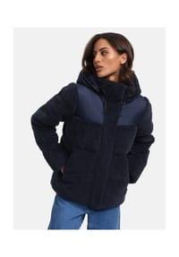 MARIKOO® - Kapuzenplüschjacke Kaguraa 16 - Aubergine