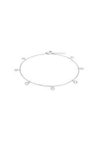 amor - Damen Fußkette, Edelstahl  - SILBER