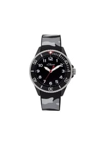 s.Oliver - Uhr - Camouflage - grau