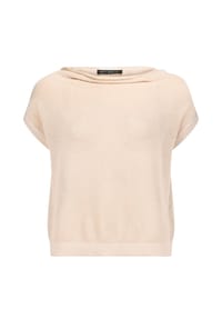 BETTY BARCLAY - Lochstrick-Pullover mit Wasserfallausschnitt - 8345 DARK SKY