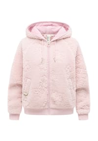 ragwear™ - Plüschjacke Taliana Emboss Y - Dark Choco