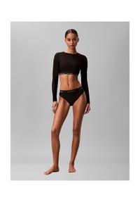 Calvin Klein - Crop-Bikini, Gummibund, für Damen - UB1 BLACK