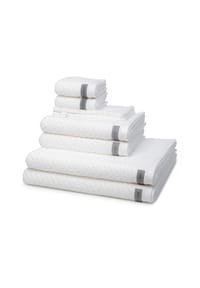 ROSS® 2 X Wasch- 2 X Gäste- 2 X Dusch- 2 X Handtuch im Set Smart - Smart - Aprikose