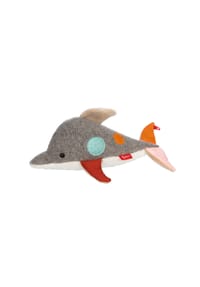 sigikid® - Delfin Patchwork Sweety ,  für Babys und Kinder - grau/weiß