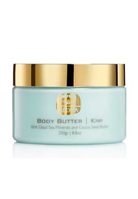 KEDMA - Nährende Body Butter Kiwi, für trockene und raue Haut - weiß