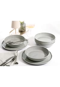 CreaTable Chef Collection Grau, Tafelservice 12-tlg Chef Collection