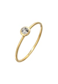 elli. PREMIUM - Ring Turmalin Solitär 375 Gelbgold - Gold
