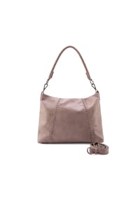 FREDsBRUDER CALM - Schultertasche, Leder, Reißverschluss, für Damen - 4015-TAUPE