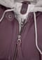 gipsy® Damen Lederjacke Lammnappa Kapuze purple Bild 9