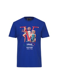 19V69 ITALIA - T-Shirt RAFAEL RACING - Azzurro
