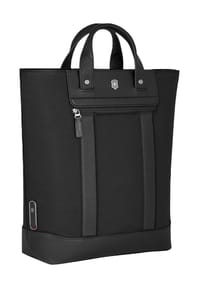 VICTORINOX - ARCHITECTURE URBAN2 Daypack "2-Way Carry Tote", Leder, Reißverschluss - SCHWARZ