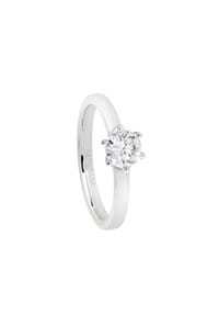 MONCARA - Damen Ring, 585er Weißgold,1 Diamant ca. 0,70 Karat - Weißgold