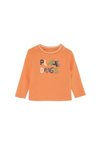 s.Oliver - Langarmshirt, Baumwolle, für Babys und Kleinkinder - 2140  ORANGE