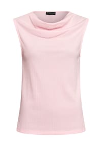 MANGUUN collection - Shirt, Wasserfall-Ausschnitt, Damen - 1 BEIGE
