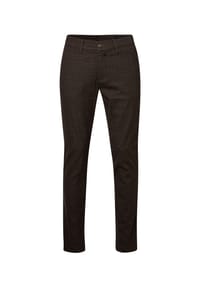pierre cardin - Hose Calais mit feinem Karomuster - Gray Pinstripe