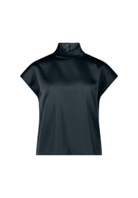 zero - Satin-Bluse mit Kragen - Monk's Robe