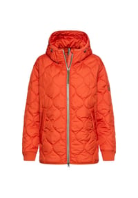 camel active - Wasserabweisende Oversized-Jacke mit 2-Wege Reißverschluss - Grau