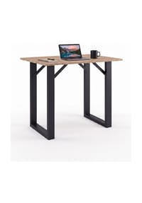 VCM. - Bartisch 110x50 cm, Tresen, Stehtisch, hoher Tisch, Bartresen, Hochtisch - Xona - Schwarz / Anthrazit