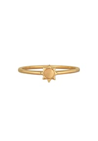 caї - Ring 925/- Sterling Silber ohne Stein - gelb