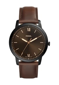 FOSSIL THE MINIMALIST - Herren Armbanduhr "FS5551" - BRAUN