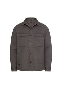 camel active - Overshirt mit Rautenmuster - Graphitgrau