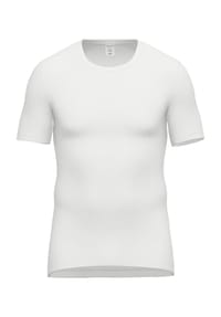 AMMANN - Doppelripp 433 Unterhemd, Rundhals, für Herren - 1 WEISS