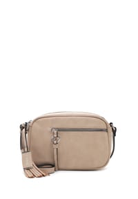 Tamaris TAS NELE - Schultertasche, Quastenanhänger, Reißverschluss, für Damen - 100 BLACK