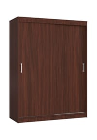 Akord - Schwebetürenschrank S150 mono mit 2 Türen und 6 Einlegeböden - sonoma-eiche