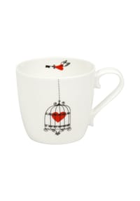 KÖNITZ - HEARTS Cage, Kaffeebecher, 415 ml - Bunt