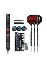 COFI - Formula Sports FST180 Gen2 Black Red Rings Tungsten Dartpfeilset - Rot 14 × 1 × 1 cm