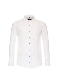 CASAMODA - Herren Freizeithemd uni Casual Fit - Weiß