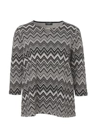 VIA APPIA -DUE- - Shirt - schwarz multicolor