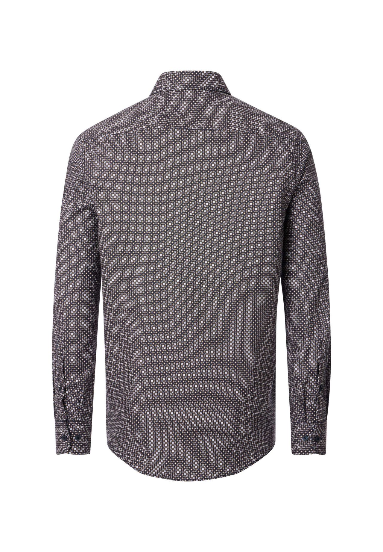 casamoda Freizeithemd, Comfort-Fit, Langarm, Button- Down- Kragen, FüR Herren, Braun, M