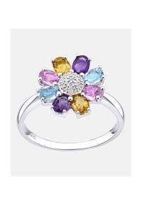 Diamant L'eternel - Ring, mit 0.03 ct Diamant, 375 Weißgold - white gold