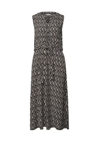 Street One - Sommerkleid, Split-Neck, für Damen - 27727 CLAY SAND