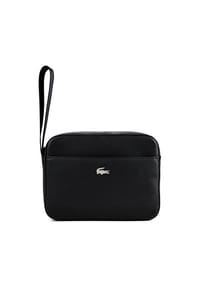 LACOSTE Business - Business Kulturbeutel Leder 24 cm - noir