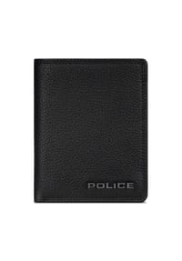 POLICE - Geldbörse RFID Leder 9,5 cm ausklappbar - black