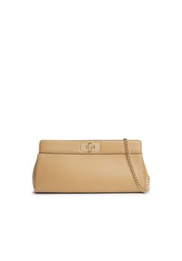 TOMMY HILFIGER MODERN - Clutch, Kunstleder, für Damen - AEO SOFT CREAM