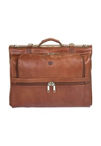 piké - Kleidersack Echt Leder, Made In Italy - braun