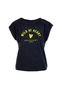 salzhaut - Shirt AMKE Wild at heart - Navy
