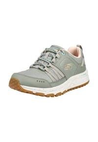 SKECHERS® - Leder/Textil Sneaker ESCAPE PLAN ENDLESS PURSUIT - Oliv